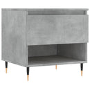 vidaXL 2 db betonszürke szerelt fa dohányzóasztal 50 x 46 x 50 cm