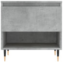 vidaXL 2 db betonszürke szerelt fa dohányzóasztal 50 x 46 x 50 cm