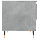 vidaXL 2 db betonszürke szerelt fa dohányzóasztal 50 x 46 x 50 cm
