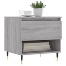 vidaXL 2 db szürke sonoma szerelt fa dohányzóasztal 50 x 46 x 50 cm