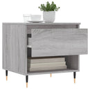vidaXL 2 db szürke sonoma szerelt fa dohányzóasztal 50 x 46 x 50 cm