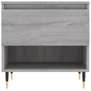 vidaXL 2 db szürke sonoma szerelt fa dohányzóasztal 50 x 46 x 50 cm
