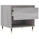 vidaXL 2 db szürke sonoma szerelt fa dohányzóasztal 50 x 46 x 50 cm