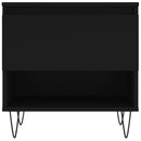 vidaXL 2 db fekete szerelt fa dohányzóasztal 50 x 46 x 50 cm