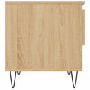 vidaXL 2 db sonoma tölgy szerelt fa dohányzóasztal 50x46x50 cm