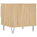 vidaXL 2 db sonoma tölgy szerelt fa dohányzóasztal 50x46x50 cm