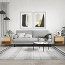 vidaXL 2 db sonoma tölgy szerelt fa dohányzóasztal 50x46x50 cm