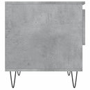 vidaXL 2 db betonszürke szerelt fa dohányzóasztal 50 x 46 x 50 cm