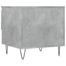 vidaXL 2 db betonszürke szerelt fa dohányzóasztal 50 x 46 x 50 cm
