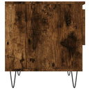 vidaXL 2 db füstös tölgy szerelt fa dohányzóasztal 50 x 46 x 50 cm