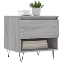 vidaXL 2 db szürke sonoma szerelt fa dohányzóasztal 50 x 46 x 50 cm