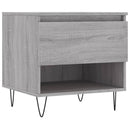 vidaXL 2 db szürke sonoma szerelt fa dohányzóasztal 50 x 46 x 50 cm