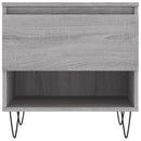 vidaXL 2 db szürke sonoma szerelt fa dohányzóasztal 50 x 46 x 50 cm