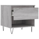 vidaXL 2 db szürke sonoma szerelt fa dohányzóasztal 50 x 46 x 50 cm