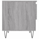 vidaXL 2 db szürke sonoma szerelt fa dohányzóasztal 50 x 46 x 50 cm