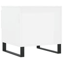 vidaXL 2 db magasfényű fehér szerelt fa dohányzóasztal 50 x 46 x 50 cm