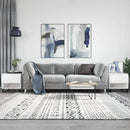 vidaXL 2 db magasfényű fehér szerelt fa dohányzóasztal 50 x 46 x 50 cm