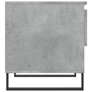 vidaXL 2 db betonszürke szerelt fa dohányzóasztal 50 x 46 x 50 cm