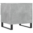 vidaXL 2 db betonszürke szerelt fa dohányzóasztal 50 x 46 x 50 cm