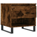 vidaXL 2 db füstös tölgy szerelt fa dohányzóasztal 50 x 46 x 50 cm