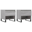 vidaXL 2 db szürke sonoma szerelt fa dohányzóasztal 50 x 46 x 50 cm