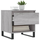 vidaXL 2 db szürke sonoma szerelt fa dohányzóasztal 50 x 46 x 50 cm