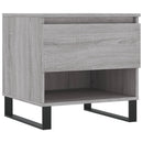 vidaXL 2 db szürke sonoma szerelt fa dohányzóasztal 50 x 46 x 50 cm