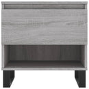 vidaXL 2 db szürke sonoma szerelt fa dohányzóasztal 50 x 46 x 50 cm