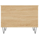 vidaXL sonoma tölgy színű szerelt fa dohányzóasztal 60x44,5x45 cm