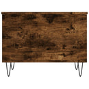 vidaXL füstös tölgy színű szerelt fa dohányzóasztal 60x44,5x45 cm