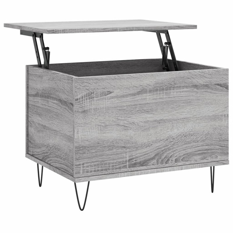 vidaXL szürke sonoma színű szerelt fa dohányzóasztal 60x44,5x45 cm