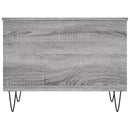 vidaXL szürke sonoma színű szerelt fa dohányzóasztal 60x44,5x45 cm