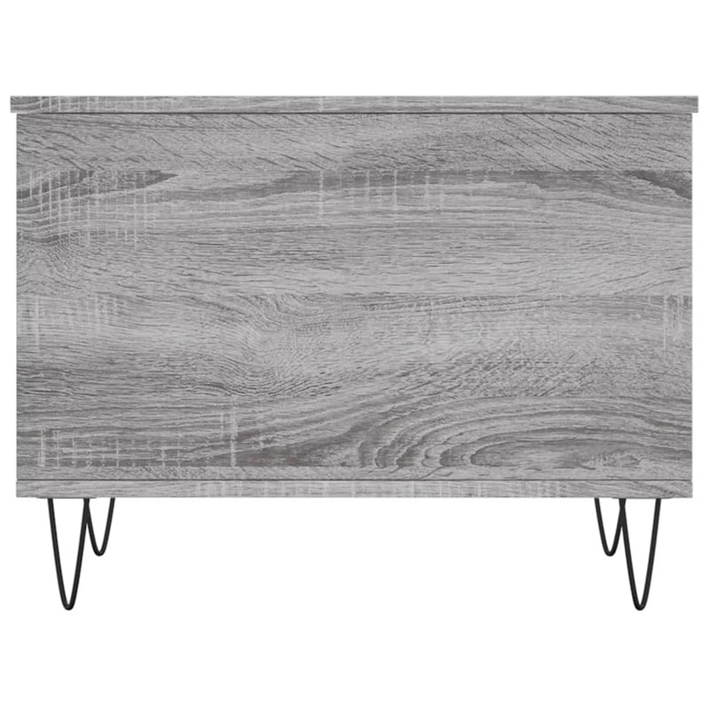 vidaXL szürke sonoma színű szerelt fa dohányzóasztal 60x44,5x45 cm