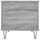 vidaXL szürke sonoma színű szerelt fa dohányzóasztal 60x44,5x45 cm