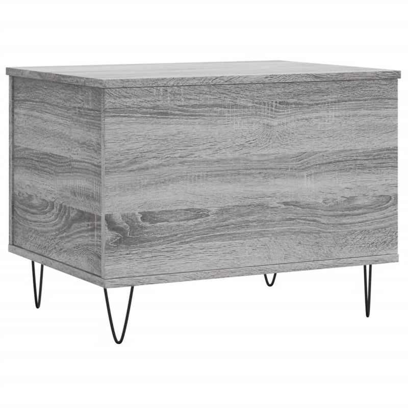vidaXL szürke sonoma színű szerelt fa dohányzóasztal 60x44,5x45 cm