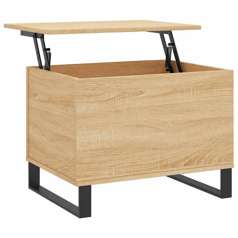 vidaXL sonoma tölgy színű szerelt fa dohányzóasztal 60x44,5x45 cm
