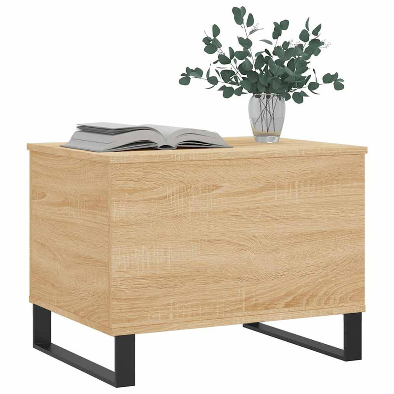 vidaXL sonoma tölgy színű szerelt fa dohányzóasztal 60x44,5x45 cm
