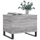 vidaXL szürke sonoma színű szerelt fa dohányzóasztal 60x44,5x45 cm