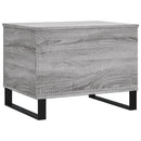 vidaXL szürke sonoma színű szerelt fa dohányzóasztal 60x44,5x45 cm