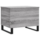 vidaXL szürke sonoma színű szerelt fa dohányzóasztal 60x44,5x45 cm