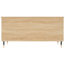 vidaXL sonoma tölgy színű szerelt fa dohányzóasztal 90x44,5x45 cm