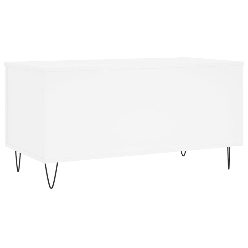 vidaXL fehér szerelt fa dohányzóasztal 90x44,5x45 cm