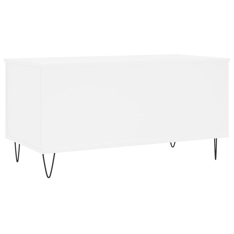 vidaXL fehér szerelt fa dohányzóasztal 90x44,5x45 cm