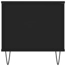 vidaXL fekete szerelt fa dohányzóasztal 90x44,5x45 cm