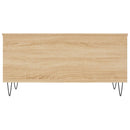 vidaXL sonoma tölgy színű szerelt fa dohányzóasztal 90x44,5x45 cm