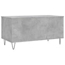 vidaXL betonszürke szerelt fa dohányzóasztal 90x44,5x45 cm