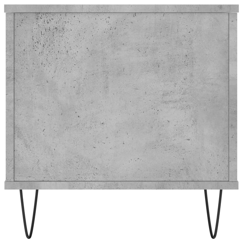 vidaXL betonszürke szerelt fa dohányzóasztal 90x44,5x45 cm
