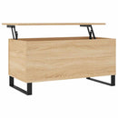vidaXL sonoma tölgy színű szerelt fa dohányzóasztal 90x44,5x45 cm