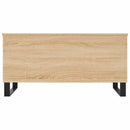 vidaXL sonoma tölgy színű szerelt fa dohányzóasztal 90x44,5x45 cm