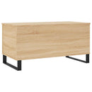 vidaXL sonoma tölgy színű szerelt fa dohányzóasztal 90x44,5x45 cm